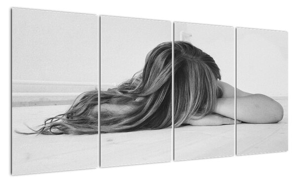 Obraz ležící ženy (160x80cm)