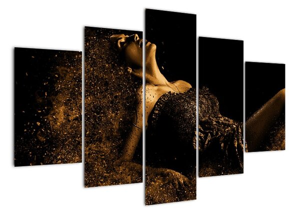 Moderní obraz - dívka (150x105cm)