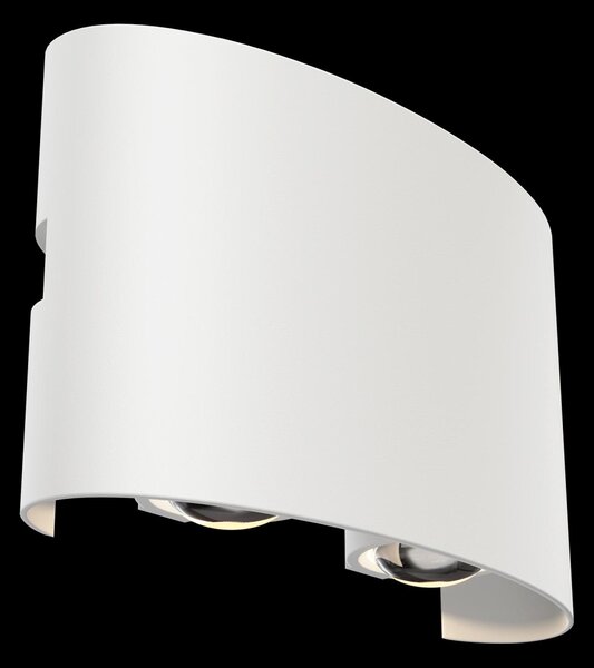Maytoni Venkovní nástěnné LED svítidlo STRATO, 4W, š. 12 cm, CRI80, IP54 Barva: Šedá