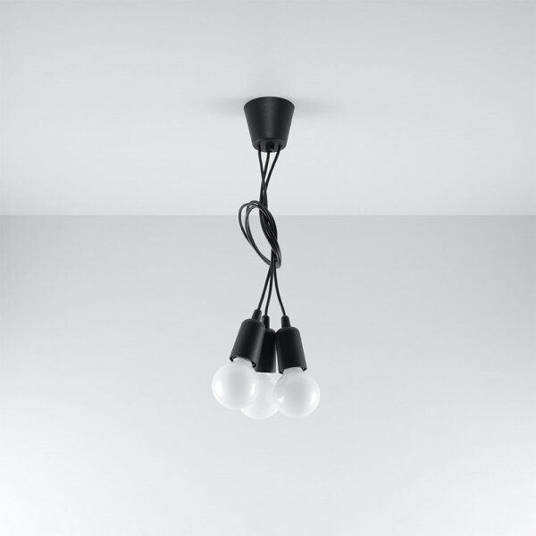 Sollux SL.0573 - Lustr na lanku DIEGO 3xE27/60W/230V