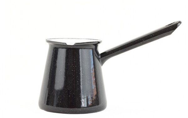 VEF Smaltovaná džezva na kávu černá ø 9 cm - 0.4 l STANDARD černý - 00000-0000460C