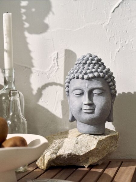 Sinsay - Stojící dekorace Buddha - bílá