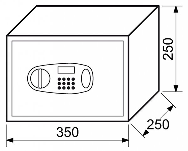 Elektronický sejf RICHTER RS25.LCD