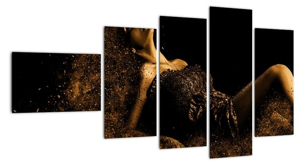 Moderní obraz - dívka (110x60cm)