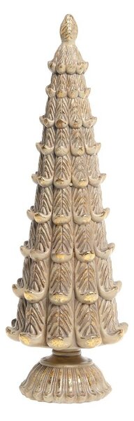 Latté mosazný antik dekorační vánoční stromek Willon - Ø 10*35 cm - Chic Antique
