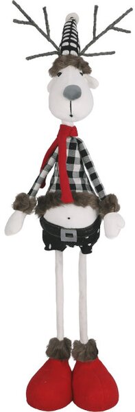 Vánoční figurka látkového soba 110 cm