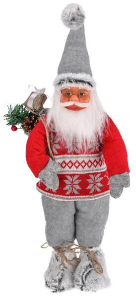 Vánoční figurka látkového Mikuláše 60 cm