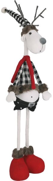 Vánoční figurka látkového soba 110 cm