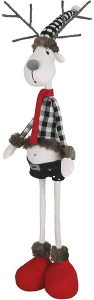 Vánoční figurka látkového soba 110 cm