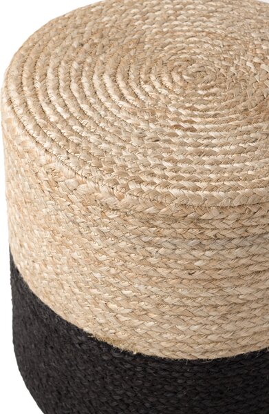 Hanse Home Sedací vak LOOMA POUF 106237 Beige/Black - 40x40 cm