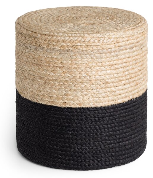 Hanse Home Sedací vak LOOMA POUF 106237 Beige/Black - 40x40 cm