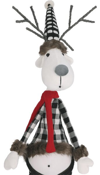 Vánoční figurka látkového soba 110 cm