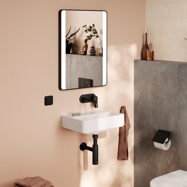 Hansgrohe Xanuia Q umyvadlo 45x34 cm obdélníkový klasický bílá lesk 60231450