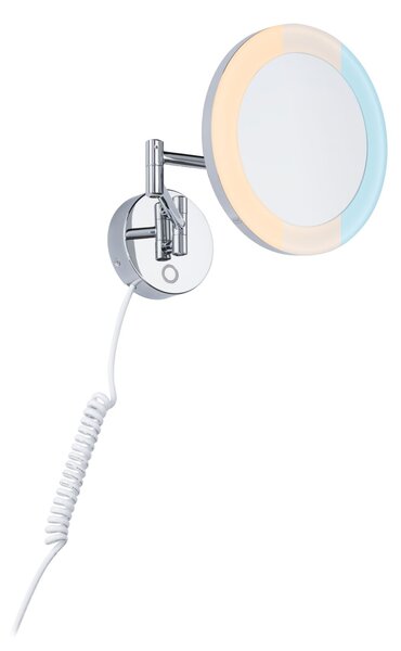 Paulmann 71148 Masua, osvětlené kosmetické zrcátko 3xzoom, LED4W 2700/400/6500, chrom