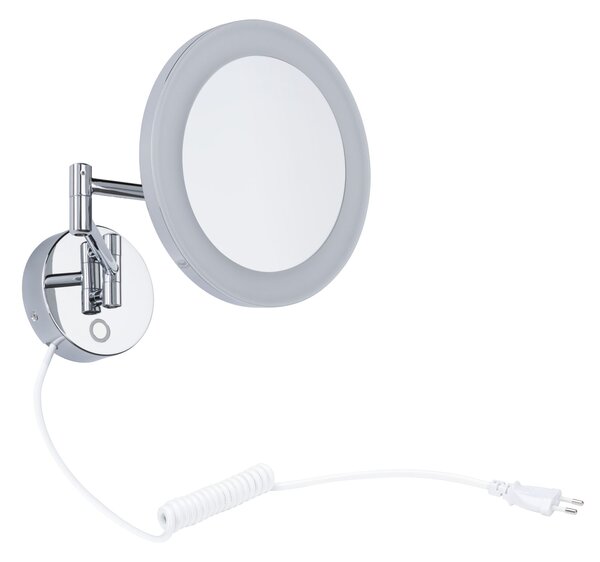 Paulmann 71148 Masua, osvětlené kosmetické zrcátko 3xzoom, LED4W 2700/400/6500, chrom