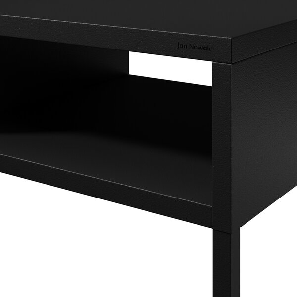Konferenční stolek MATTEO 900 x 450 x 450 mm, černý