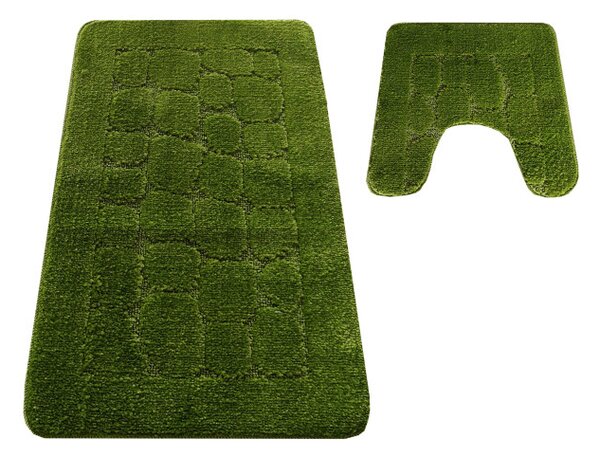Sada koupelnových koberečků Montana CLTSTONE zelená