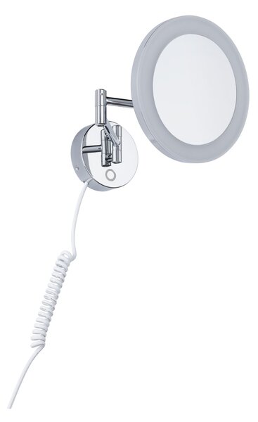 Paulmann 71148 Masua, osvětlené kosmetické zrcátko 3xzoom, LED4W 2700/400/6500, chrom