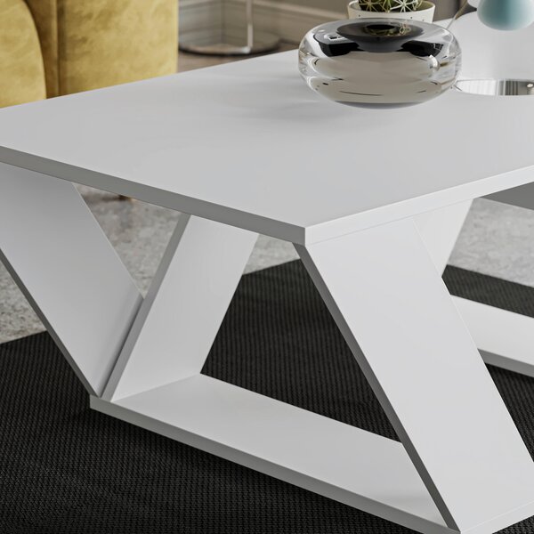KONFERENČNÍ STOLEK, bílá, kompozitní dřevo, 120/40/60 cm Livetastic, Online Only