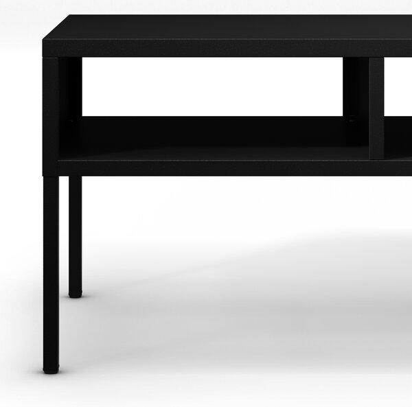 Konferenční stolek MATTEO 900 x 450 x 450 mm, černý
