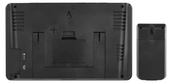 Meteostanice s LCD displejem GoSmart 230V/3xAAA Wi-Fi Tuya černá