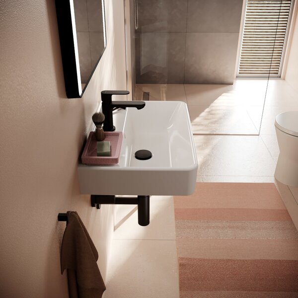 Hansgrohe Xanuia Q umyvadlo 55x37 cm obdélníkový klasický bílá lesk 60209450