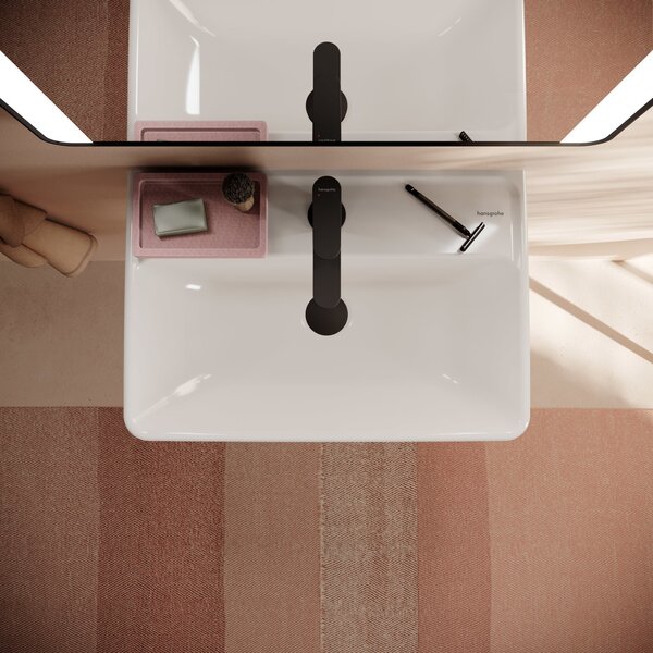 Hansgrohe Xanuia Q umyvadlo 55x37 cm obdélníkový klasický bílá lesk 60209450