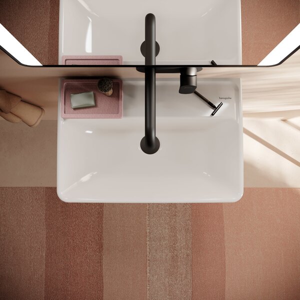 Hansgrohe Xanuia Q umyvadlo 55x37 cm obdélníkový klasický bílá lesk 60212450