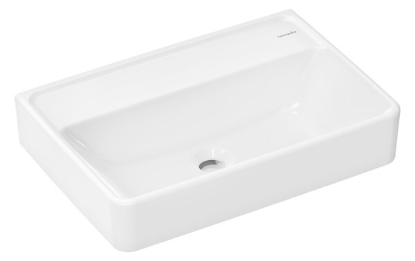 Hansgrohe Xanuia Q umyvadlo 55x37 cm obdélníkový klasický bílá lesk 60212450