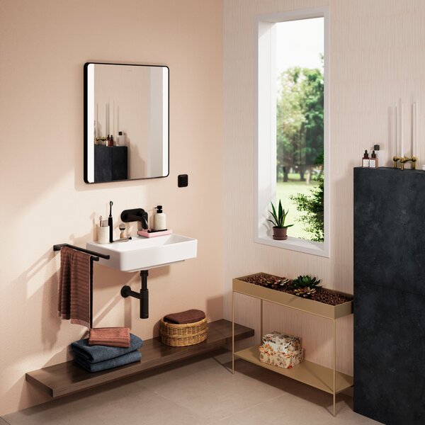 Hansgrohe Xanuia Q umyvadlo 55x37 cm obdélníkový klasický bílá lesk 60212450