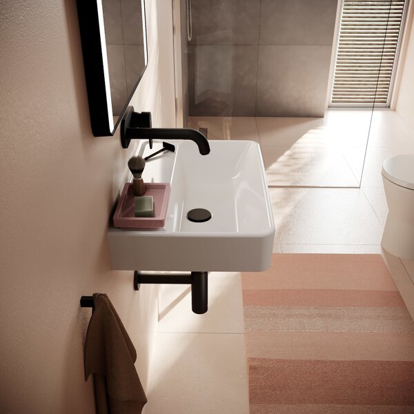 Hansgrohe Xanuia Q umyvadlo 55x37 cm obdélníkový klasický bílá lesk 60212450