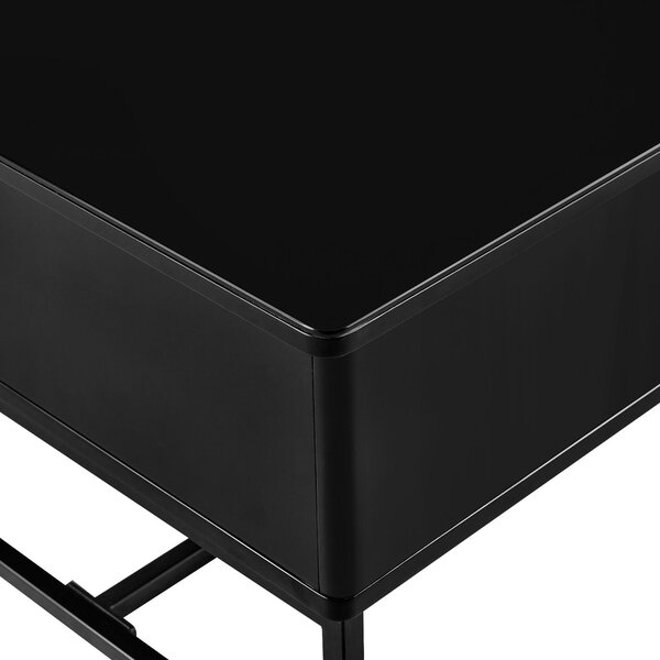 KONFERENČNÍ STOLEK, černá, kov, 70/40,5-65,5/60 cm Livetastic - Konferenční stolky, Online Only