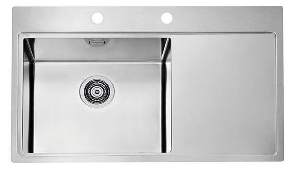 ALVEUS 1103652 - Kuchyňský dřez PURE 86x52,5 cm satin, levý