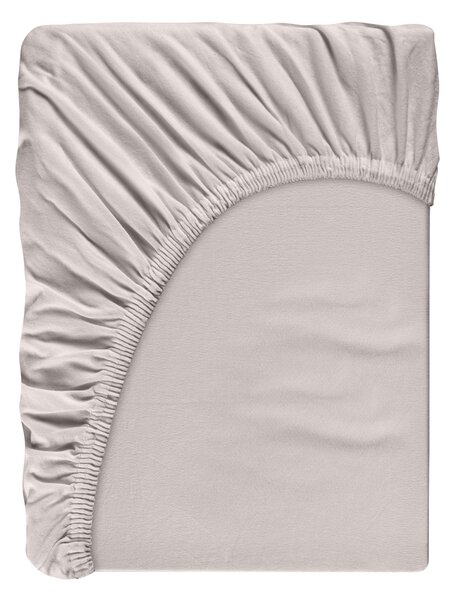 ELASTICKÉ PROSTĚRADLO, barvy stříbra, 100/200 cm Esposa - Prostěradla