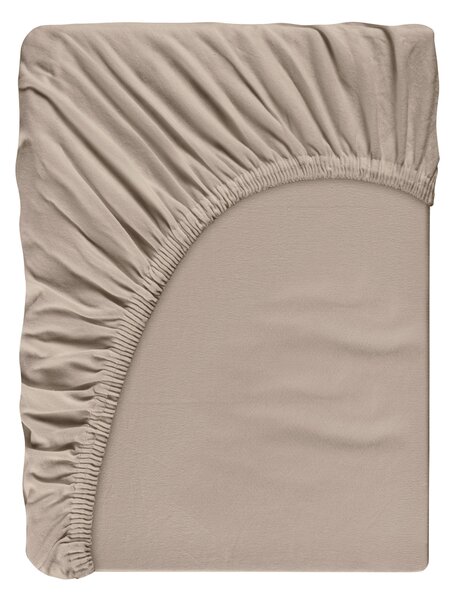 ELASTICKÉ PROSTĚRADLO, šedohnědá, 100/200 cm Esposa - Prostěradla