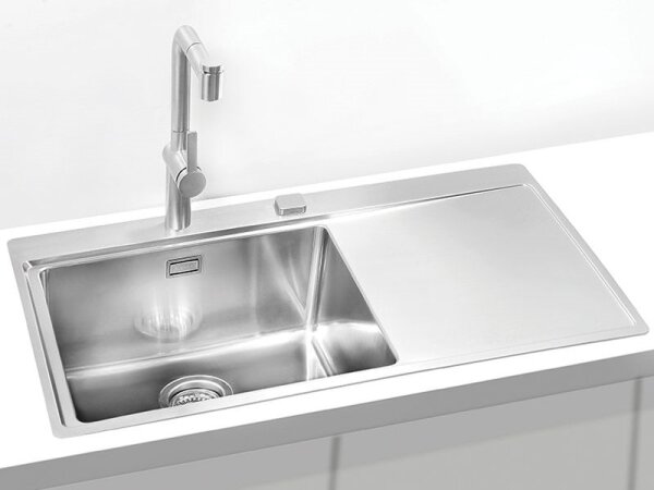 ALVEUS 1103652 - Kuchyňský dřez PURE 86x52,5 cm satin, levý
