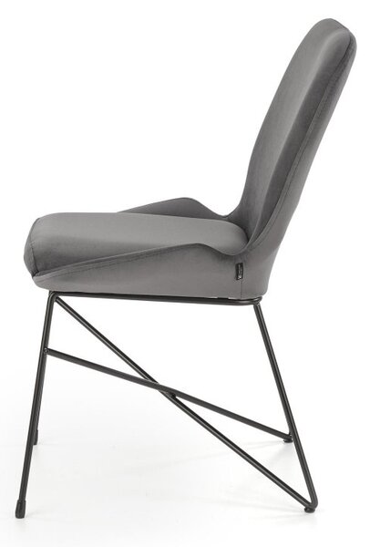 Halmar Jídelní židle K454 šedá