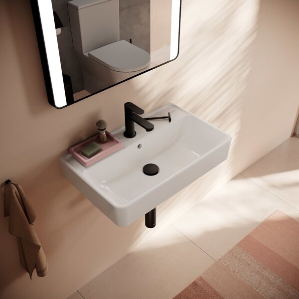 Hansgrohe Xanuia Q umyvadlo 60x37 cm obdélníkový klasický bílá lesk 60213450