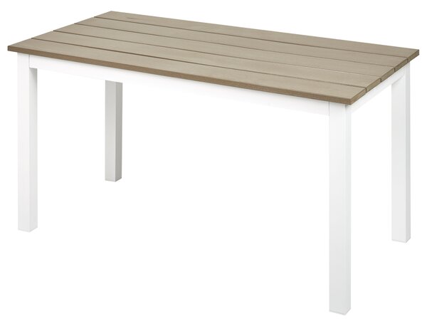 Zahradní jídelní stůl MESSINA 100 cm 52 cm Bílá