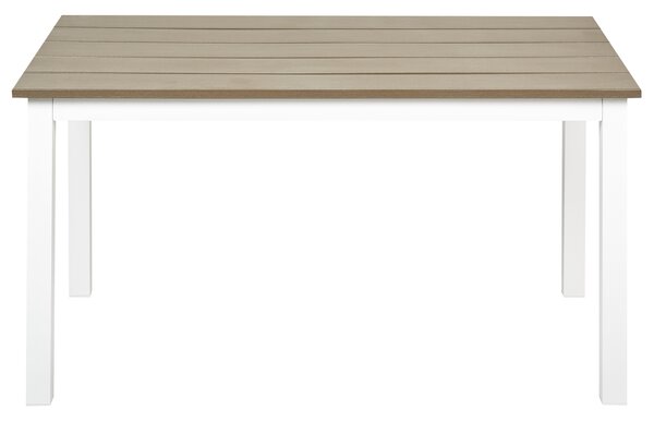 Zahradní jídelní stůl MESSINA 100 cm 52 cm Bílá