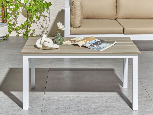 Zahradní jídelní stůl MESSINA 100 cm 52 cm Bílá