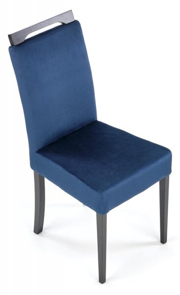 Halmar Jídelní židle CLARION 2 velvet modrá