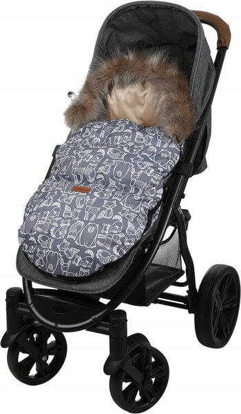 Dětský fusak do kočárku BABYMAM Premium - Boho/béžový