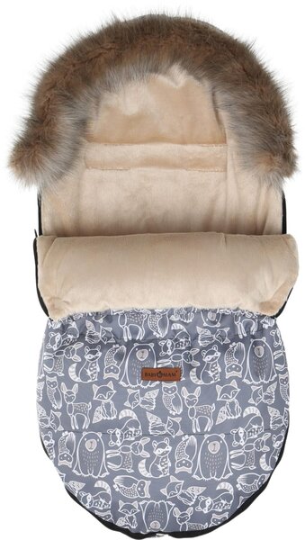 Dětský fusak do kočárku BABYMAM Premium - Boho/béžový