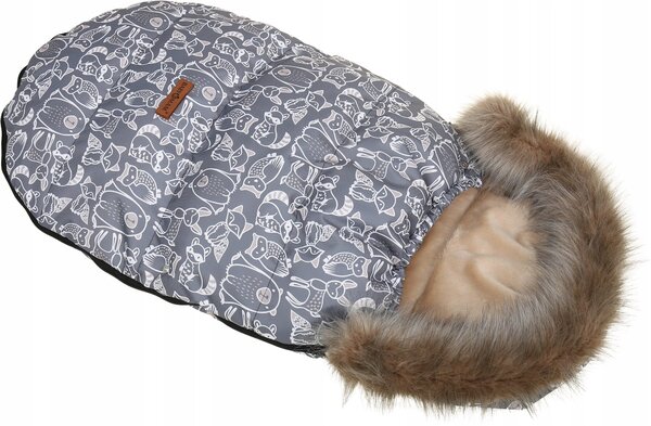 Dětský fusak do kočárku BABYMAM Premium - Boho/béžový
