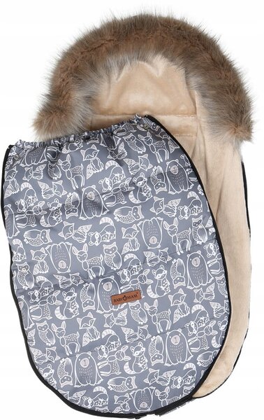 Dětský fusak do kočárku BABYMAM Premium - Boho/béžový