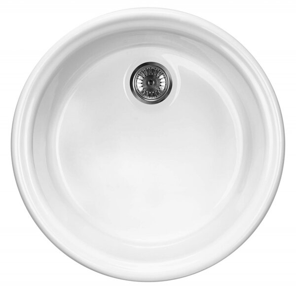 DEANTE - Lusitano bílá - Keramický dřez, 1 - bowl ZCL_680N