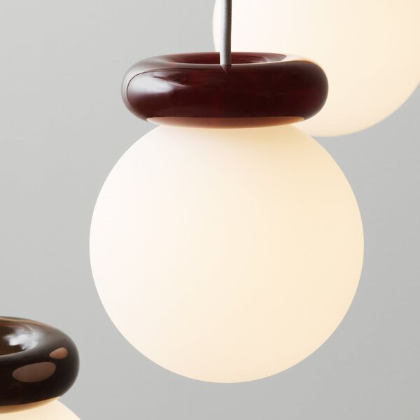 Závěsná svítidlo Normann Copenhagen, Hinx, stmívatelné, Hnědá / Rezavá, Kuchyně, Sklo, Design