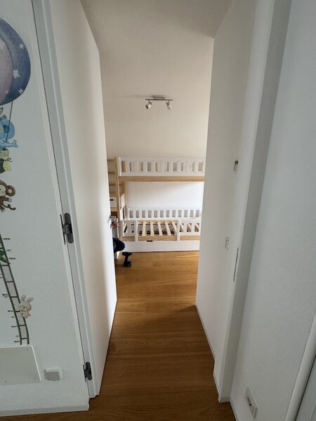 Patrová postel se schody 200x90 cm - různé barvy Barva: bílá, Velikost matrace: 200x90 cm, Strana schodů: levá