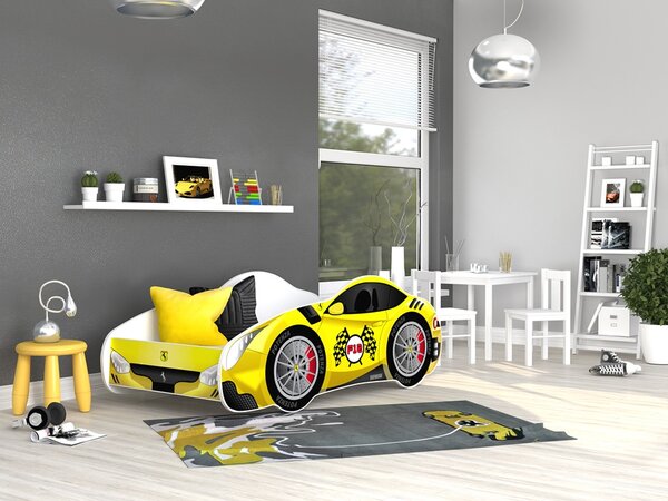Dětská postel auto 140x70 cm - 17